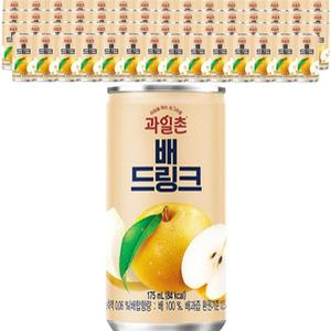 과일촌 배드링크 배 드링크 175ml 60캔 30캔 2박스