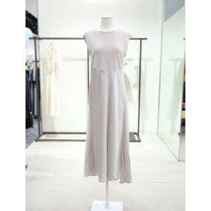 주크 새틴 배색 슬리브리스 원피스 V242MSE941 백화점 아울렛 한정수량 (3722232)
