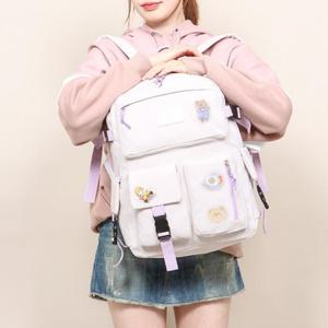 여학생 초등학교 백팩 다용도 수납 책가방 방수기능
