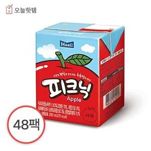 [매일유업] [매일유업] 피크닉 사과 200ML 48팩