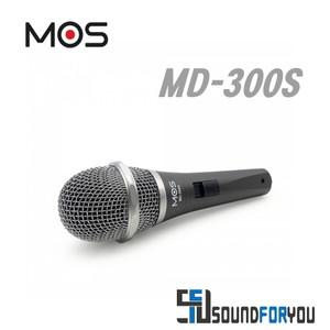 MOS MD-300S 다이나믹마이크 유선마이크 홀더 파우치