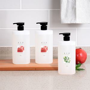 피오 주방세제 석류향 500ml 2개+ 허브향 500ml 1개(총 3개)
