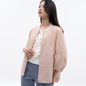 니트포인트 자수 숏 점퍼 LCCAN424_LP