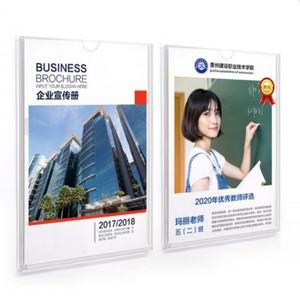 A4 세로 벽부착 안내판 투명 아크릴 게시판 벽메뉴판 꽂이 액자 광고판 알림판 안내 포켓