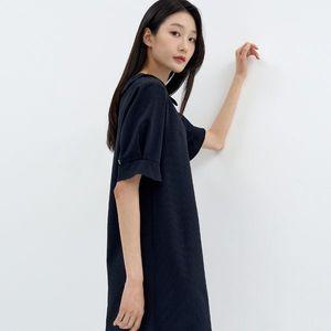 [하프클럽/]서커 플랫카라 슬림 원피스 LFOPN502_NA