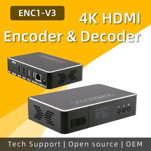HDMI 인코더 RTMP, 라이브 스트림, IPCam, 4K30, 1080P HX, ENC1V3