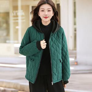 [알트베니] 그린퀼트패딩재킷