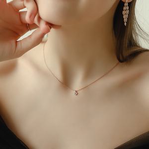 [ SWEET LOVE CANDY 패키지] 행운을 부르는 그대 네잎클로버 목걸이 핑크선물포