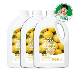 슈가버블 베이킹소다 대용량 주방세제 레몬 2.5L x 3개