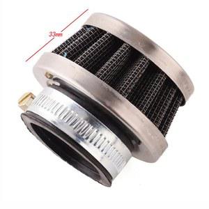 오토바이 에어 필터 28mm 32mm 35mm 38mm 42mm, 범용 ATV 스쿠터 피트 더트 바이크 스트레이트 커브 오른쪽 미니 에어 필터 클리너
