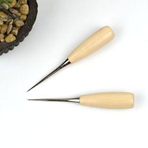 라탄 마크라메 가죽 공예용 원목 송곳