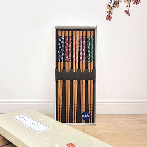 [기타]일본 AKDUYZHR 프리미엄 젓가락 세트 5P(플라워)