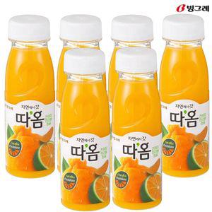 빙그레 따옴 천혜향 & 한라봉 &청귤 주스 235ml(6입) 냉장주스