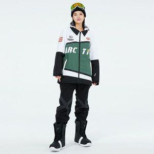남자 여자 스키복 남성 여성 보드복 세트 야외 겨울 스키 슈트 두꺼운 절연 스노보드 작업복 방풍 방수 스