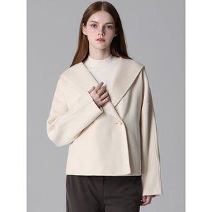 [쉬즈미스]울 빅후드 캐시미어 자켓  택가격 428000원 _P376963194