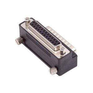 케이블cc DB25pin DSUB 병렬 LPT AES /EBU DB 커넥터 90도 업 앵글 수컷 너트와 암컷 나사 연장 어댑터