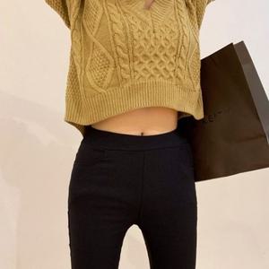 허리밴딩 안감융기모 레깅스 스판 제깅스 여성레깅스