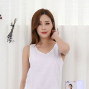 쿨샵 여성 이너웨어 쿨모시 시원한 화이트 런닝