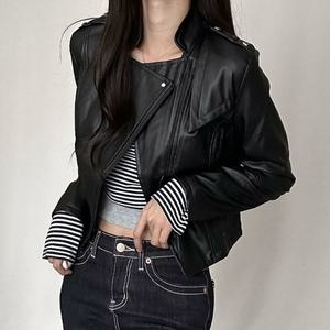 [오노마] ONM 캐주얼 여성 가을 패션 멋쟁이 슬림 라이더 자켓 점퍼