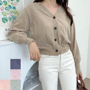 여성 데일리 루즈핏 스타일 디자인 베이직 가디건 꽈베기니트 카디건 라운드 여성봄