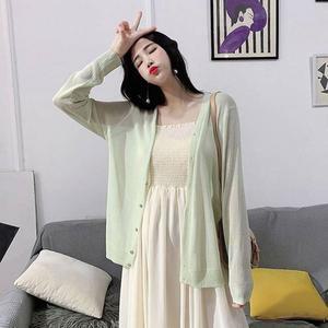 여성 G001 LK 얇은 봄 가을 X 데일리 캐주얼 가디건