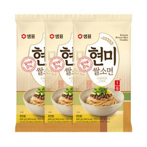 샘표 현미쌀소면 800g 3개