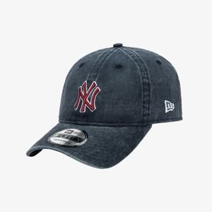 뉴에라 940UNST MLB 뉴욕 양키스 피그먼트 워싱 언스트럭쳐 볼캡 네이비 14561827