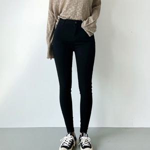 여자 기모 슬림 트렌드 스키니팬츠 1P 데일리 스판 편