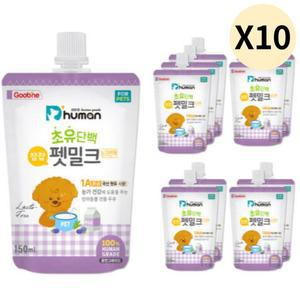 듀먼 강아지 고양이 펫밀크 초유 눈가반짝 150ml X100