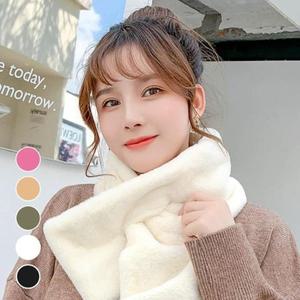 여성 겨울 앙고라 소프트 퍼 데일리 머플러