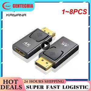 거치형 자동차 모니터 TV 노트북용 디스플레이 포트 HDMI 호환 DP 수-암 비디오 케이블 4K 1080P 1-8