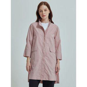 [올리비아하슬러]핑크 하이넥 올디너리 롱코트 OHBMCT901_P383981281
