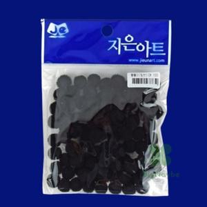 빅메이비 검정 폼폼이 12MM 머리띠폼폼이 머리핀뿅뿅이 검정솜퐁퐁이