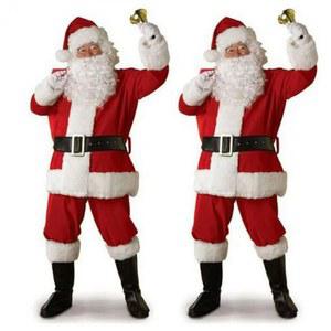 명절 복장 SANTA 산타복장 산타복 카미르 남여공용 복 럭셔 공연복 크리스마스