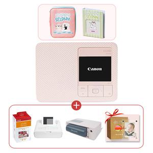정품 캐논 셀피 CP1500 핑크+RP-108인화지+휴대용배터리 한정판 봄 패키지