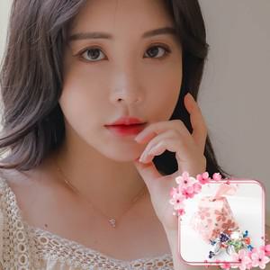 [ 달콤한 벚꽃사탕패키지] 벚꽃 동산에서 목걸이 핑크선물포장 쇼핑백