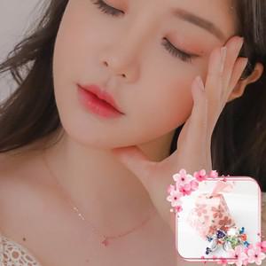 [ 달콤한 벚꽃사탕패키지] 핑크빛 요정 목걸이 핑크선물포장 쇼핑백
