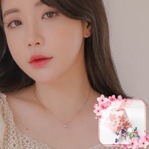 [ 달콤한 벚꽃사탕패키지] 행운요정은 바로너 목걸이 핑크선물포장 쇼핑백