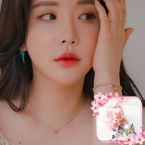 [ 달콤한 벚꽃사탕패키지] 우리가 반짝이는 지금 목걸이 핑크선물포장 쇼핑