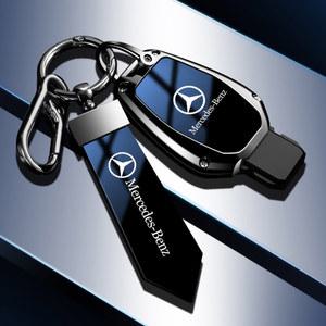차키케이스 자동차 케이스 커버 홀더 가방 메르세데스 벤츠 클래스 AMG GLA CLA GLC W176 W221 W204 W205 체인 액세서리