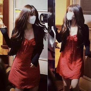 조로사옷 투투장부주 도트 원피스 의상 너를좋아해 여주인공