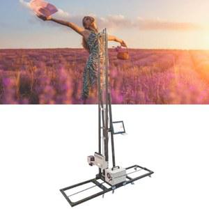 3D UV 프린터 기계 터치 스크린 수직 잉크젯 벽화