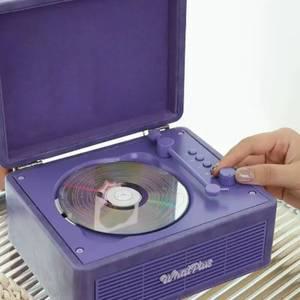 [정품] 빈티지 WhatPlus C300 CD 블루투스 CD 플레이어 LP 디자인