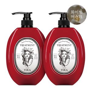 뷰카 클래식 딥 퍼퓸 단백질 트리트먼트 극손상케어 1050ml 2개입 화이트머스크향