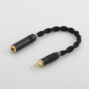 호환 2.5mm Trrs 밸런스드 수-3.5mm 스테레오 암  커넥터 어댑터 케이블 Astell & Kern AK240 FIIO와 호환