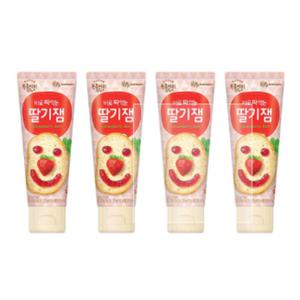 복음자리 딸기잼 튜브 짜먹는 디저트 토스트 100g 4개 BNS