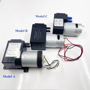 마이크로 555 피스톤 진공 공기 펌프 DC 12V/ 24V 대형 흐름 스크린 분리기 마사지 음압
