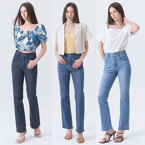 뱅뱅 25S/S 썸머 여성 세미 부츠컷 데님-3종