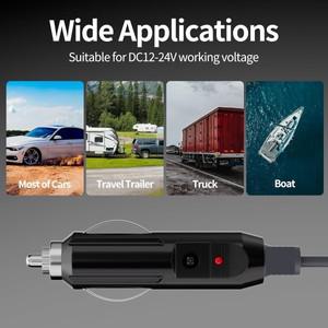 차량용 충전기 범용 전원 코드 12V-24V 자동차 케이블 블루투스 스피커 카메라 GPS 노트북 DC
