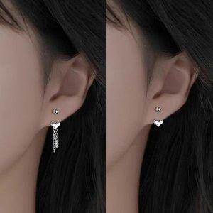홀리지 노르디 2타입 드롭 피어싱 귀걸이 (925 silver)